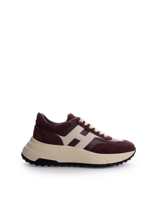 Sneakers Hi-Fi in pelle scamosciata Bordeaux HOGAN | HXW6690FR30 UHG0VT3